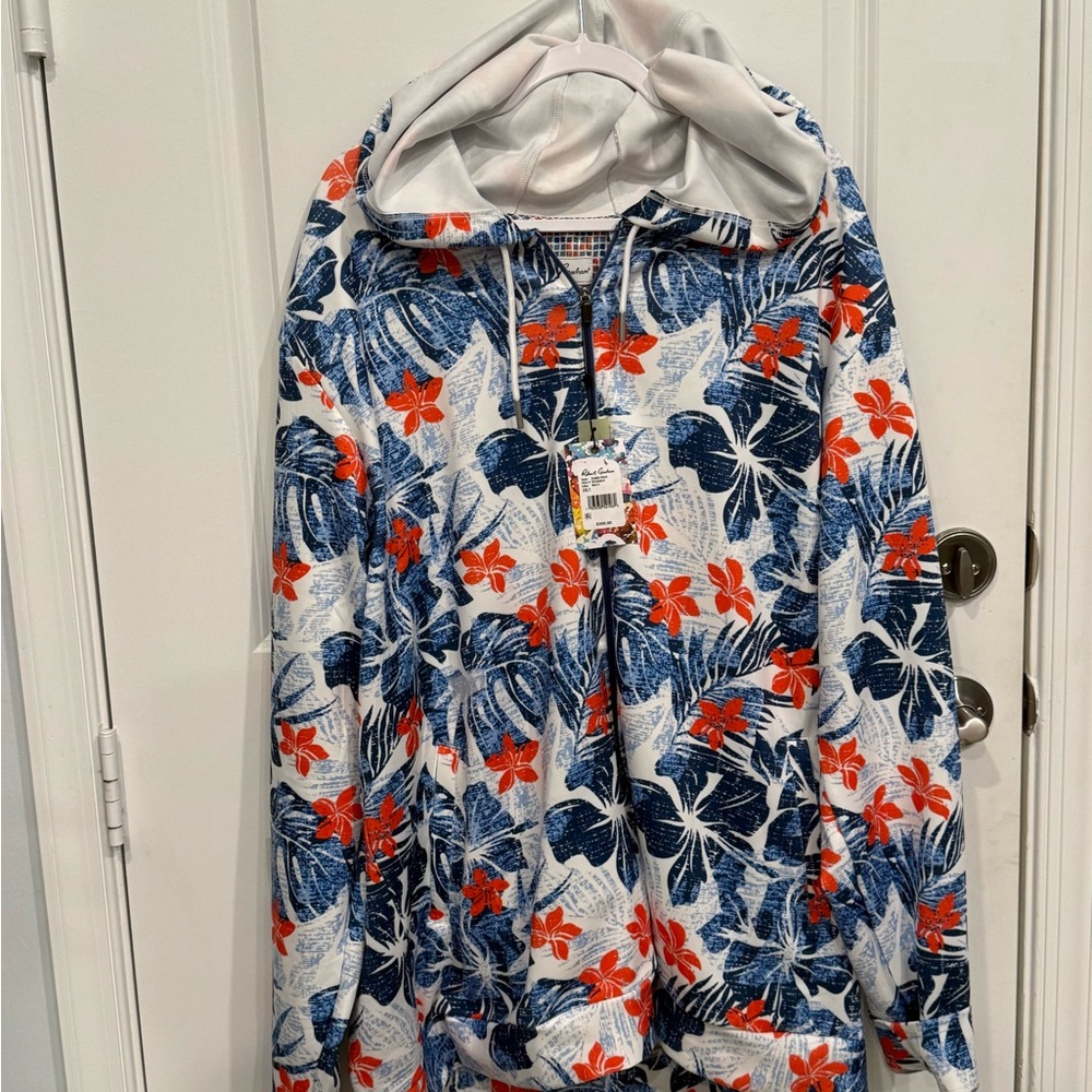 Robert Graham Floral Dunns River Zip Hoodie